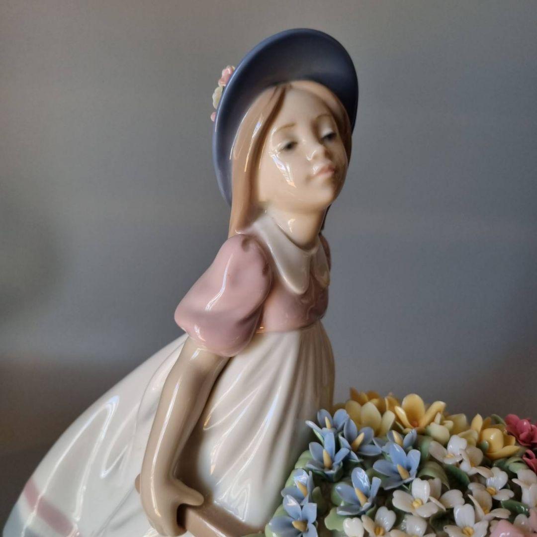 LLADRO リヤドロ 06521 可愛いお花屋さん フィギュリン 陶器 人形