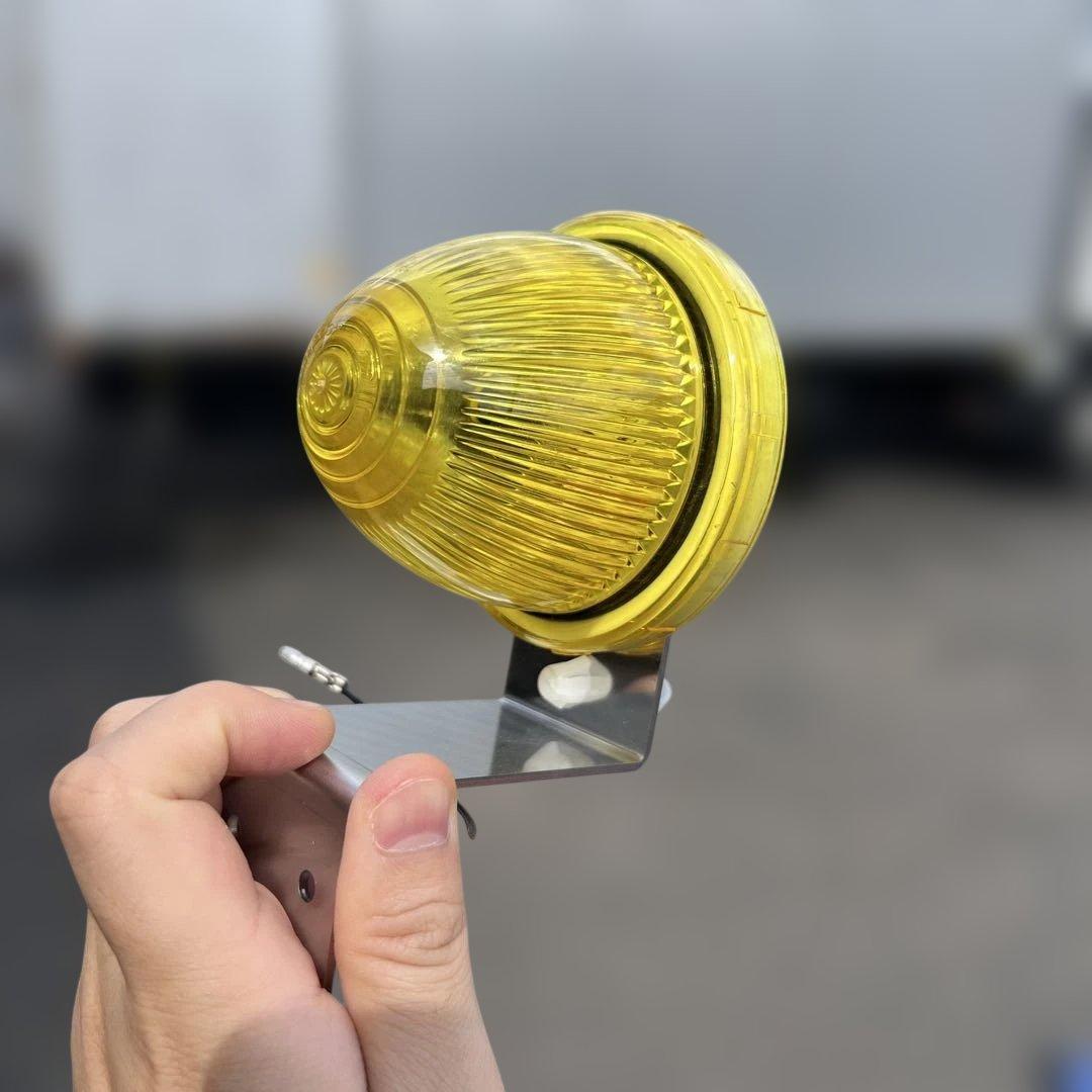 LEDクリスタルSマーカー 24V 黄色 6個セット