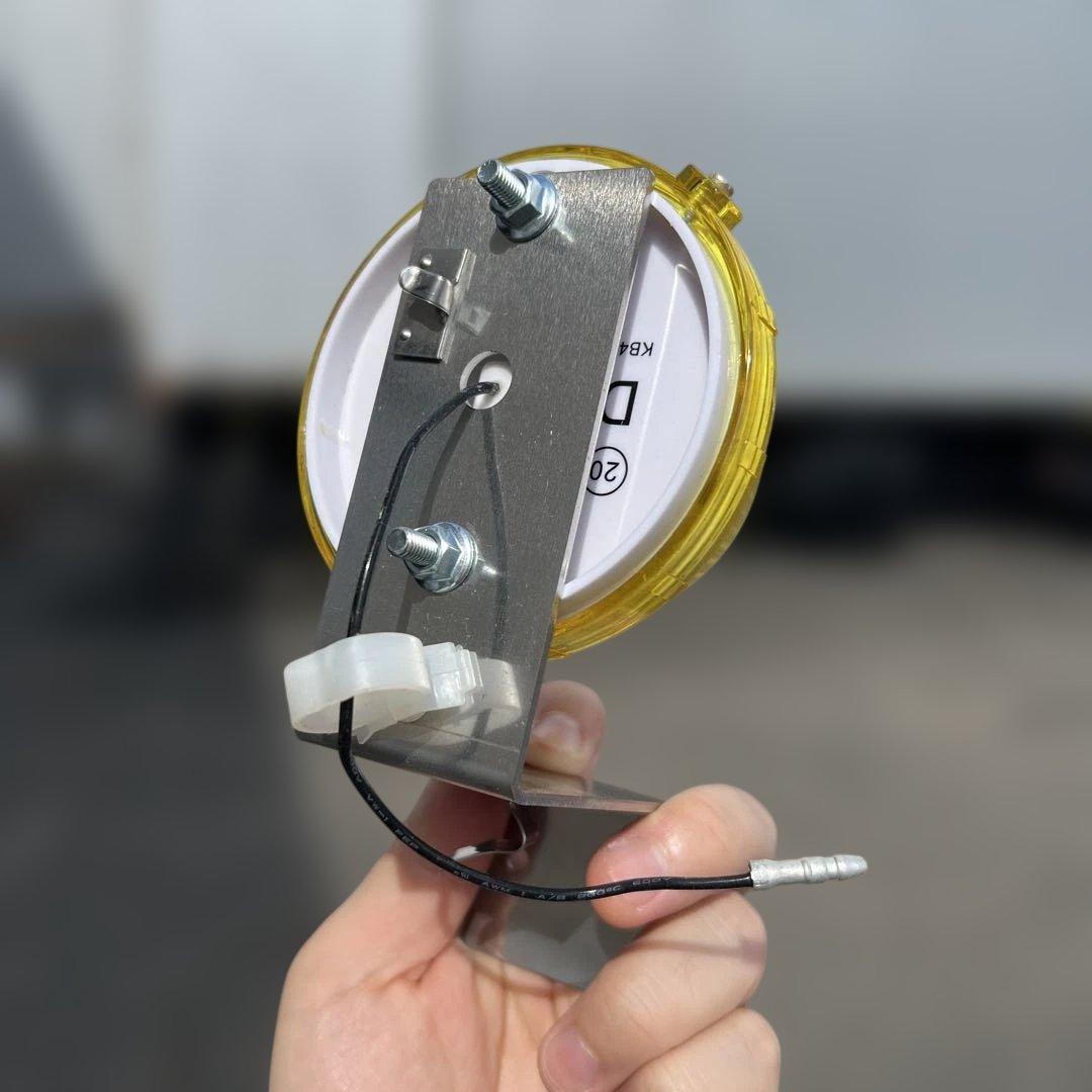 LEDクリスタルSマーカー 24V 黄色 6個セット