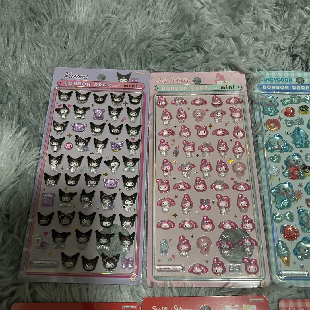 正規品　ボンボンドロップシール　サンリオ 5枚セット　バラ売り可能