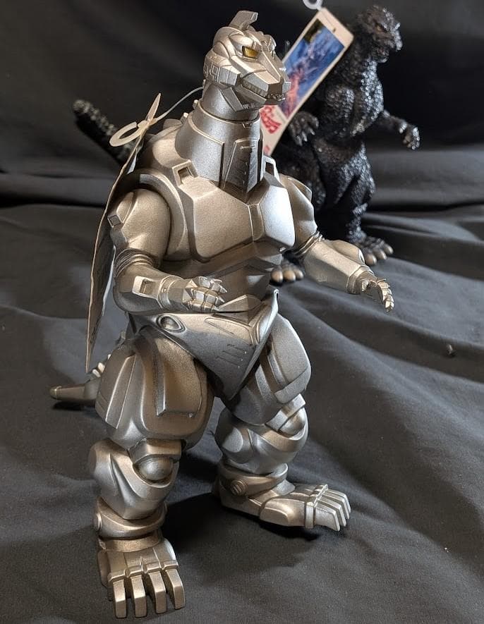 平成ＶＳゴジラ＆メカゴジラ（バンダイ）タグ付ソフビフィギュア２体セット