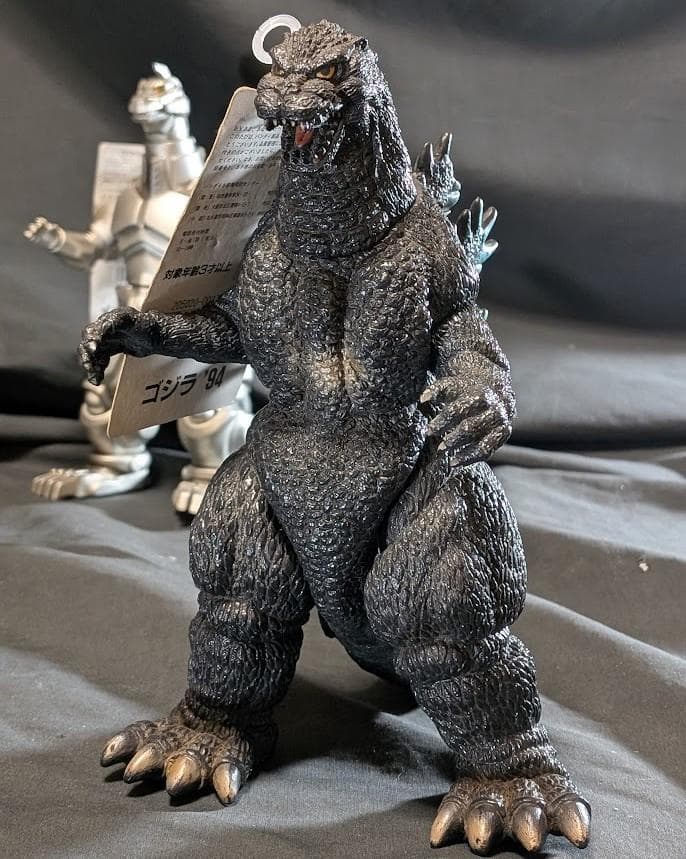 平成ＶＳゴジラ＆メカゴジラ（バンダイ）タグ付ソフビフィギュア２体セット