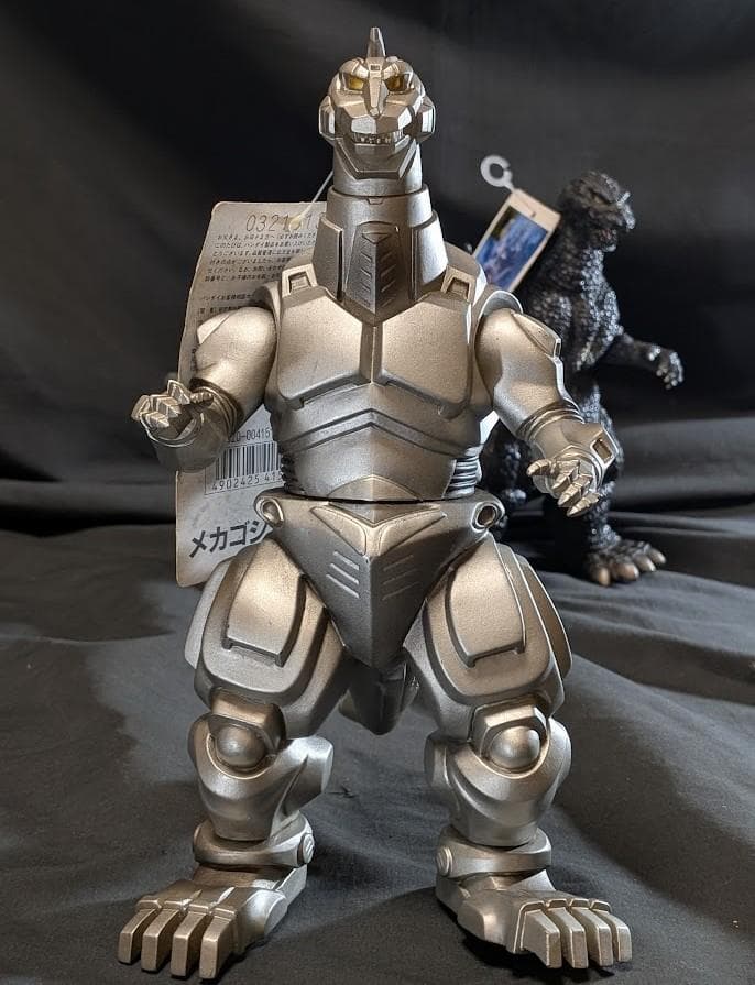 平成ＶＳゴジラ＆メカゴジラ（バンダイ）タグ付ソフビフィギュア２体セット