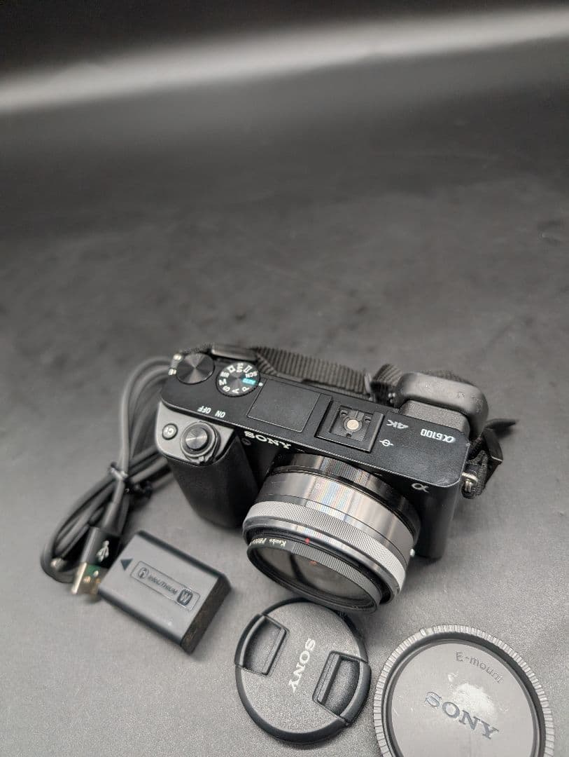 【動作良好】Sony α6100 SEL16F28　ミラーレス一眼