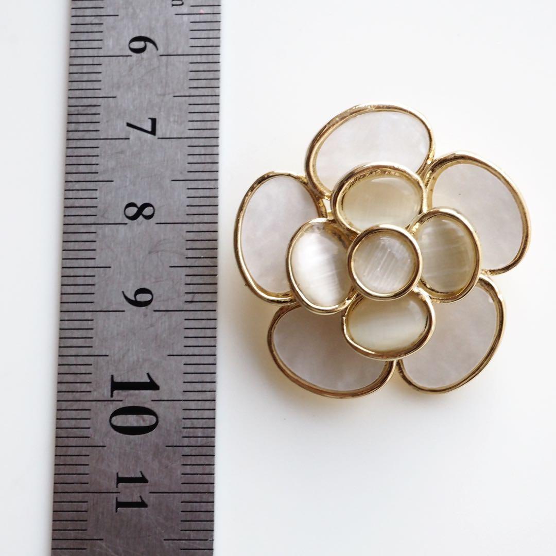 【ｔａｍａ☆彡】希少カラーレスフローライトのローズモチーフネックレストップ