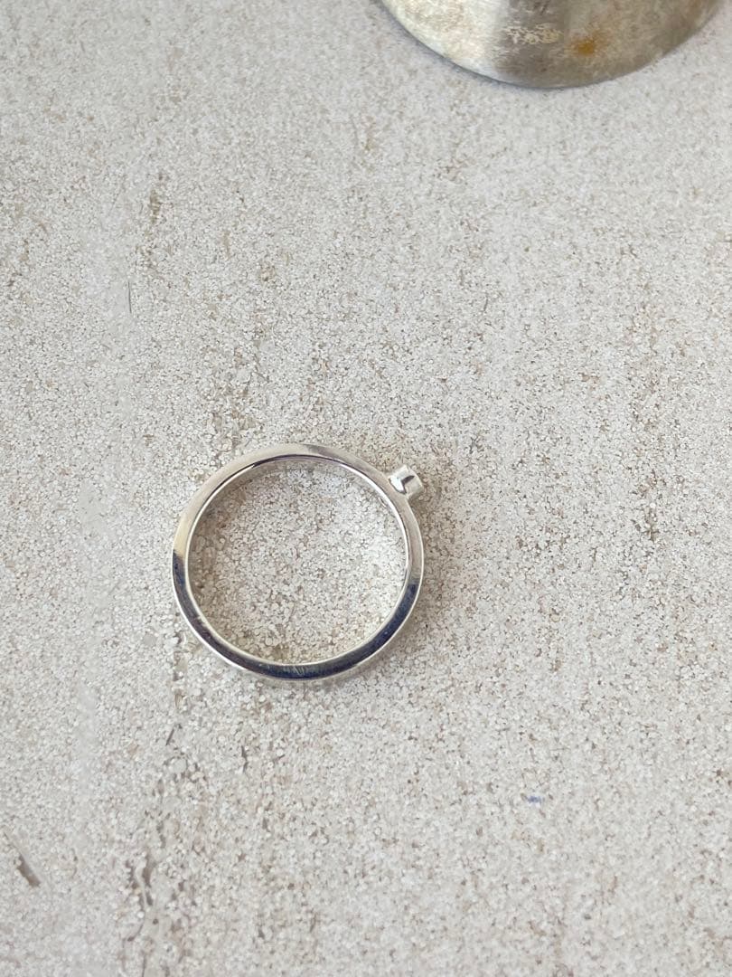 ダイヤモンド　シルバーリング　#13.5