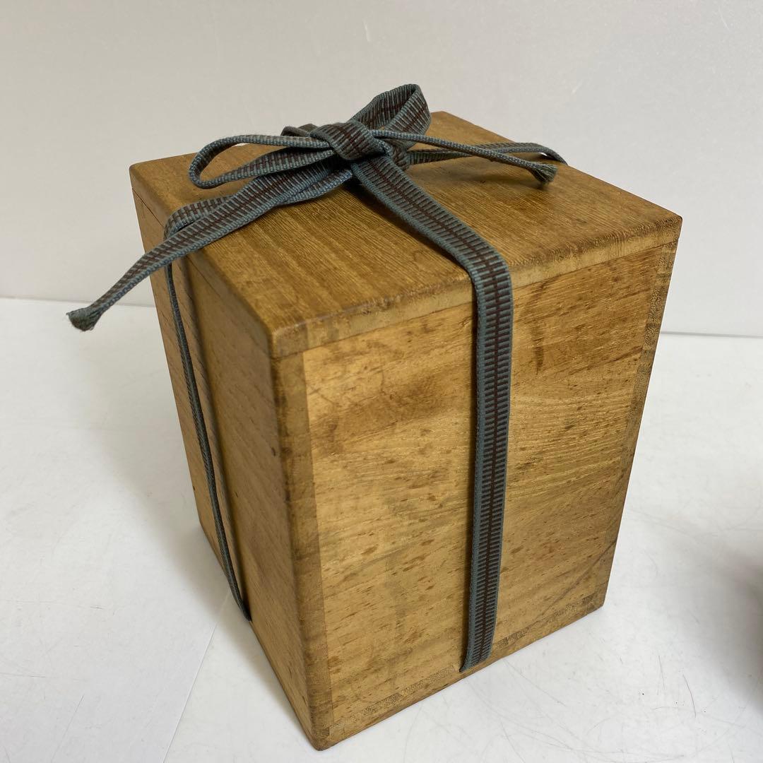 紀元前　ペルシャ四耳壺　高さ約13.2㎝　木箱付タルオル　東さ8-0404☆2F