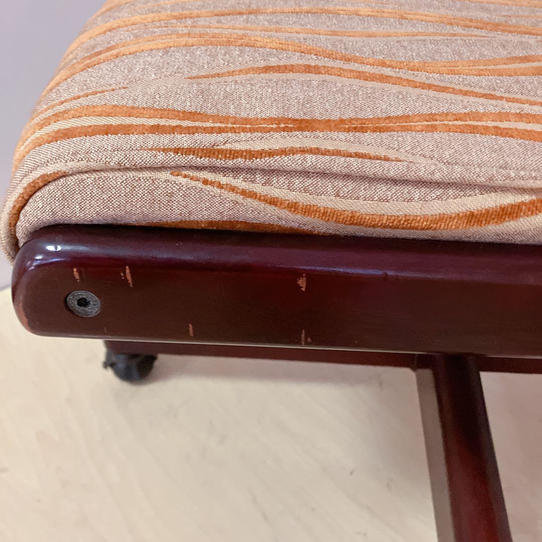 karimoku カリモク キャスター付き 回転チェア デスクチェア　レトロ