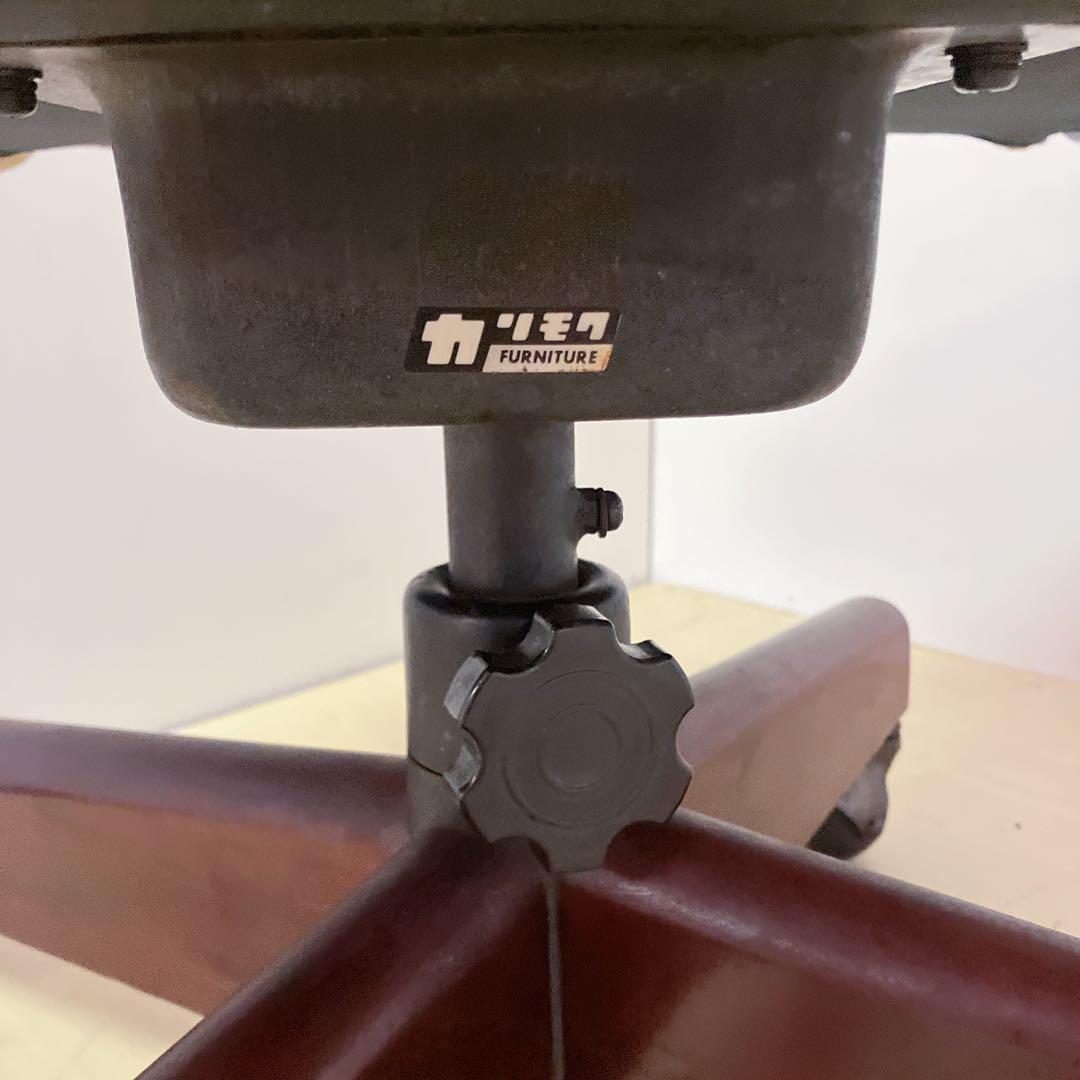 karimoku カリモク キャスター付き 回転チェア デスクチェア　レトロ