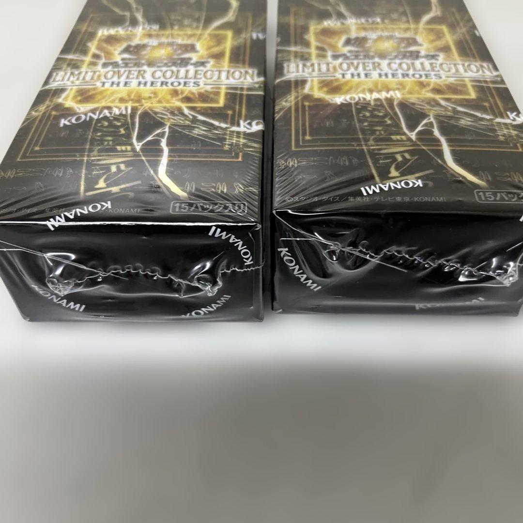 シュリンク付き 遊戯王リミットオーバーコレクションTHE HEROES 2BOX