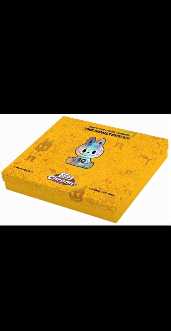 Topps Chrome 10周年記念ボックス　ラブブ 5BOX 新品未開封