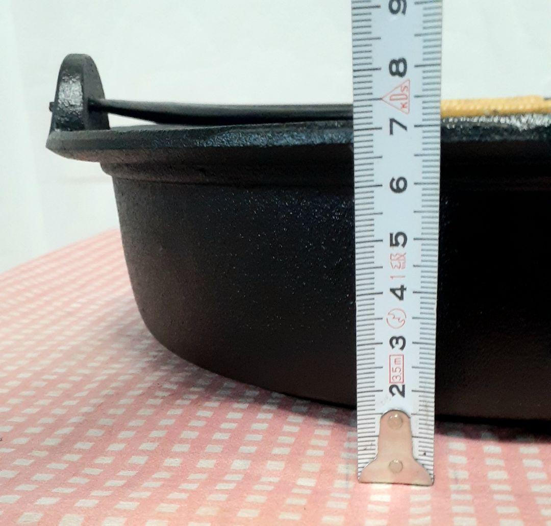 お値下げ！本場盛岡　南部鉄器　鈴木主善堂　すき焼き鍋大直径32cm　重量4.7㎏