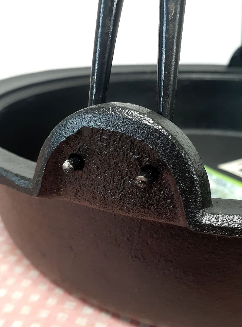 お値下げ！本場盛岡　南部鉄器　鈴木主善堂　すき焼き鍋大直径32cm　重量4.7㎏