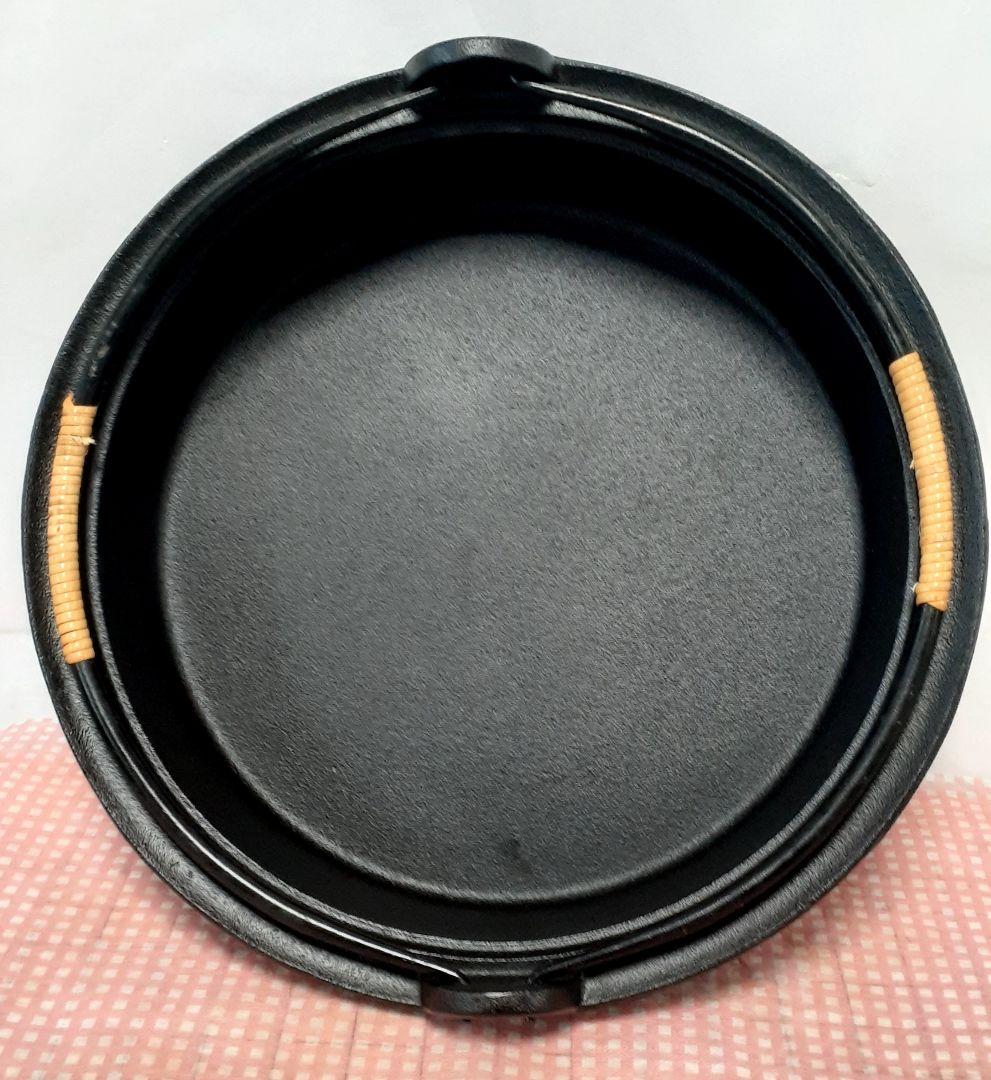 お値下げ！本場盛岡　南部鉄器　鈴木主善堂　すき焼き鍋大直径32cm　重量4.7㎏