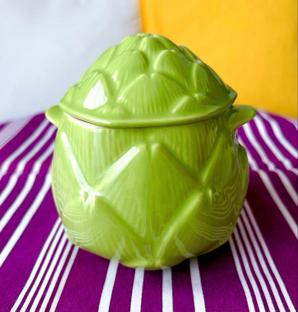 【新品未使用品・ショッパー付き】ル・クルーゼ アーティチョーク ココット 廃盤品