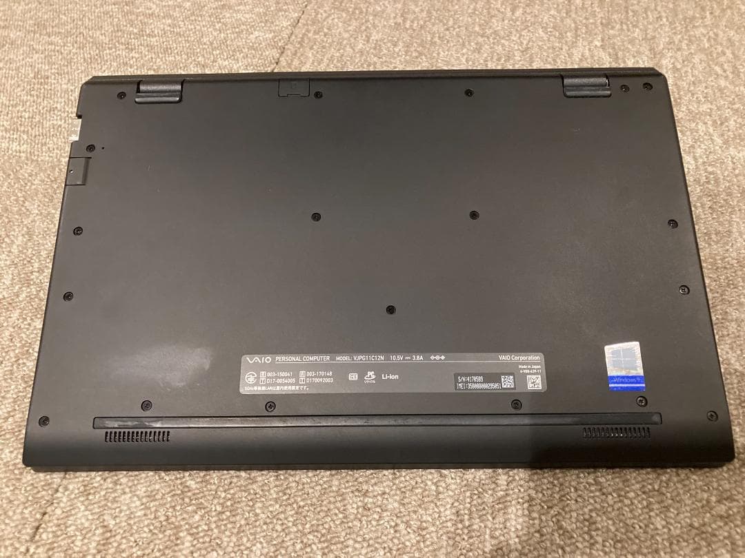 VAIOノートVJPG11C12N i5 黒 OFFICE2021 <80>