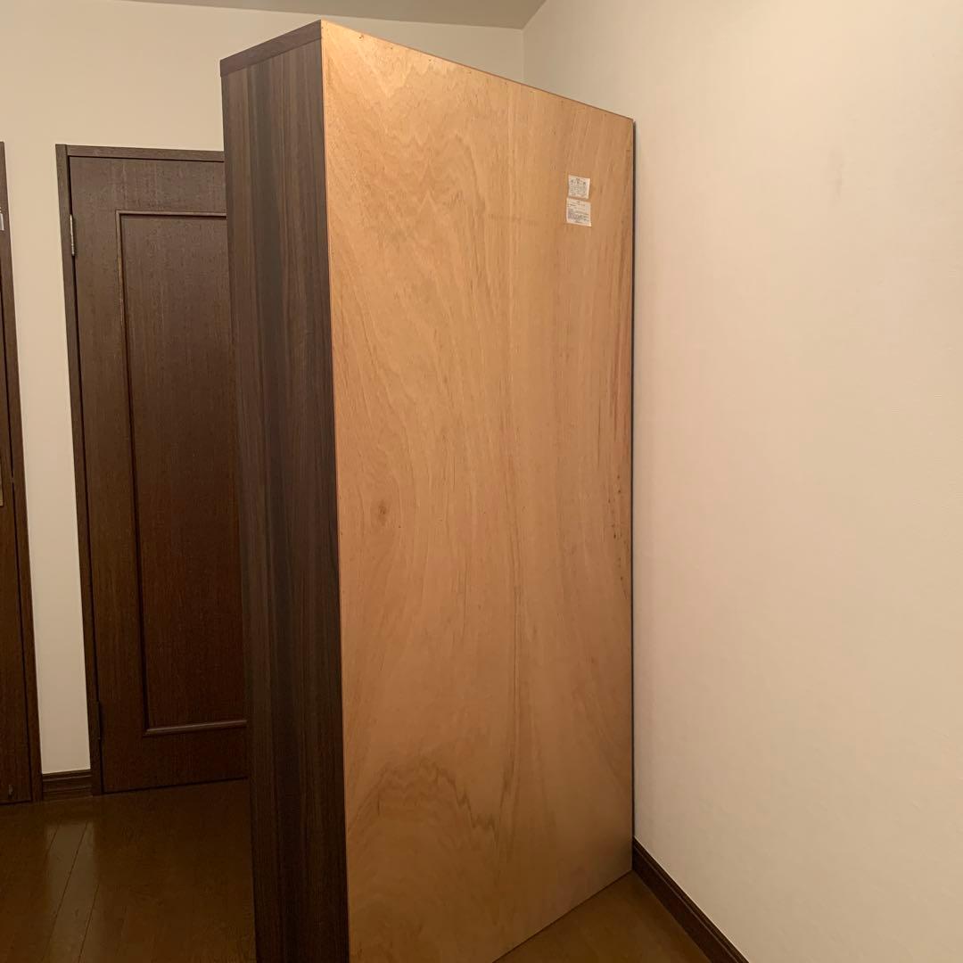 ダークブラウン本棚 モダンデザイン