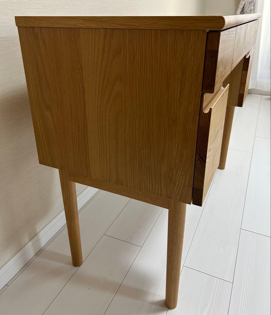 【美品】 unico SOLK(ソルク)　デスク・ミラー　セット販売