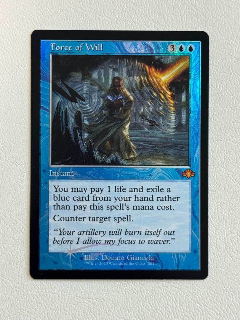 意志の力　旧枠　FOIL 英語　MTG 4枚セット