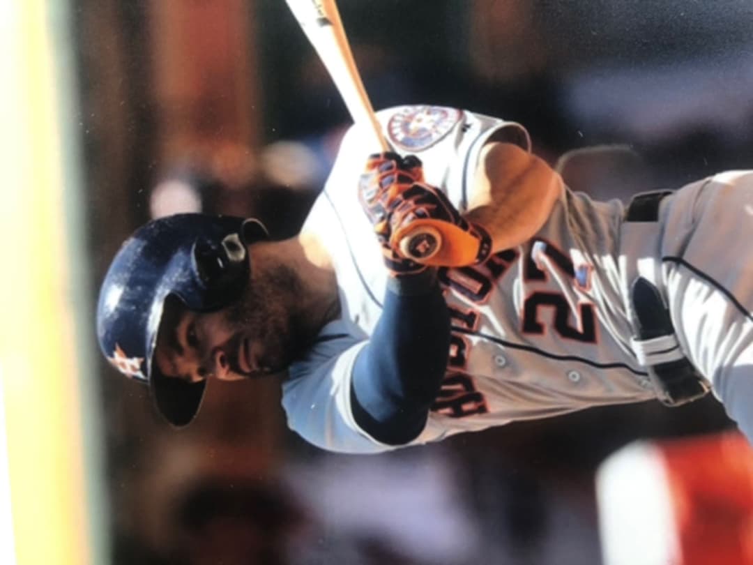 MLB ホセ・アルトゥーべ　直筆サインPhoto