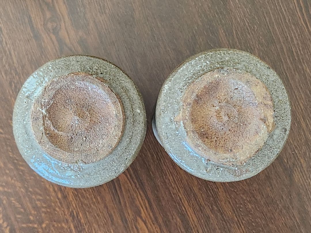 西岡良弘　組湯呑　絵唐津　桐箱付　湯呑み　唐津焼　西岡小十　コップ　古唐津　工芸