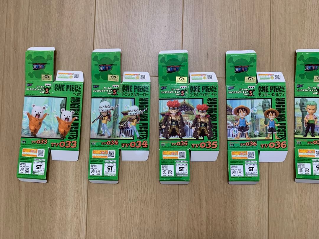 ワンピース ワールドコレクタブルフィギュア vol.5 超新星 ルーキー 全8種