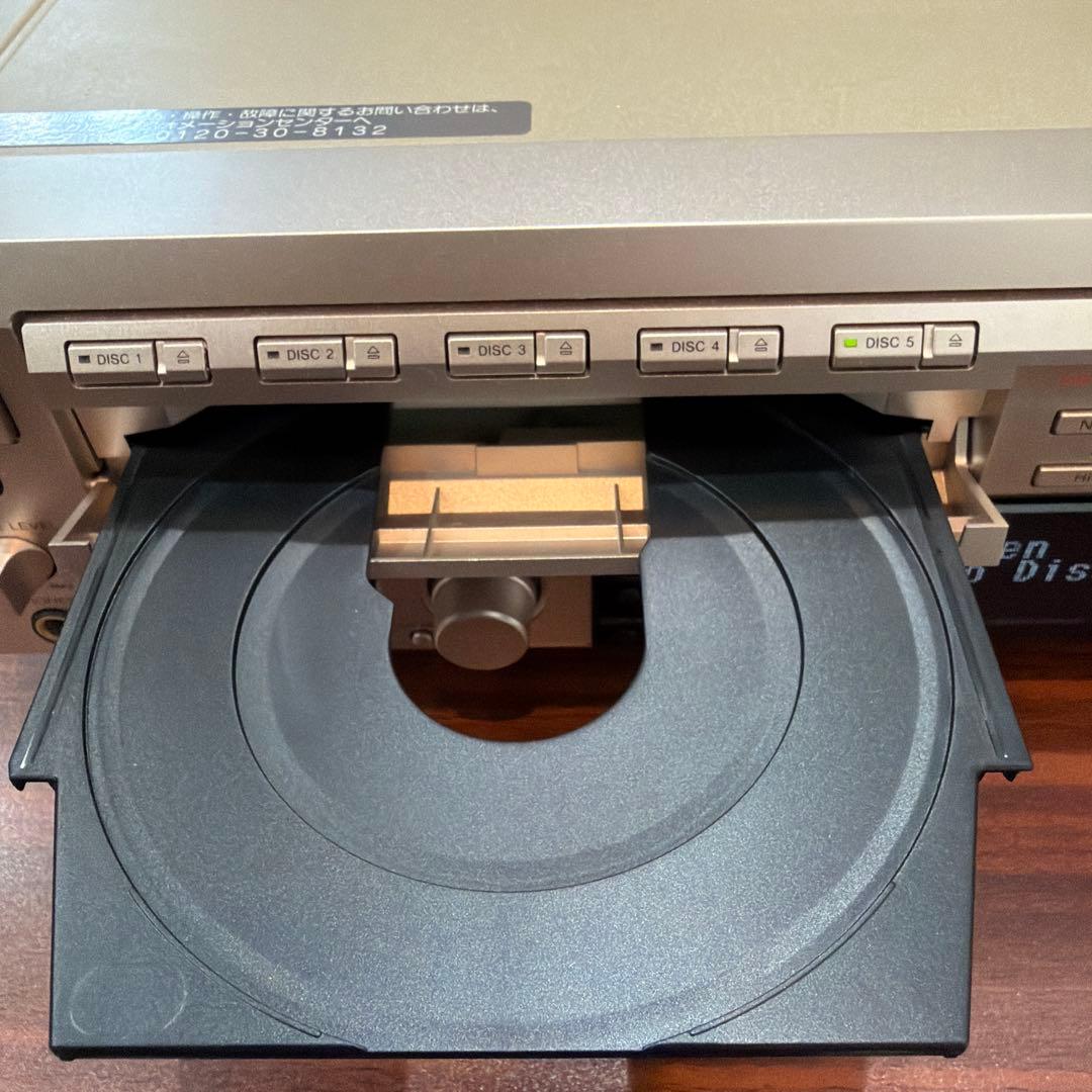 美品✨ソニー SONY MD&CDチェンジャー MXD-D5C