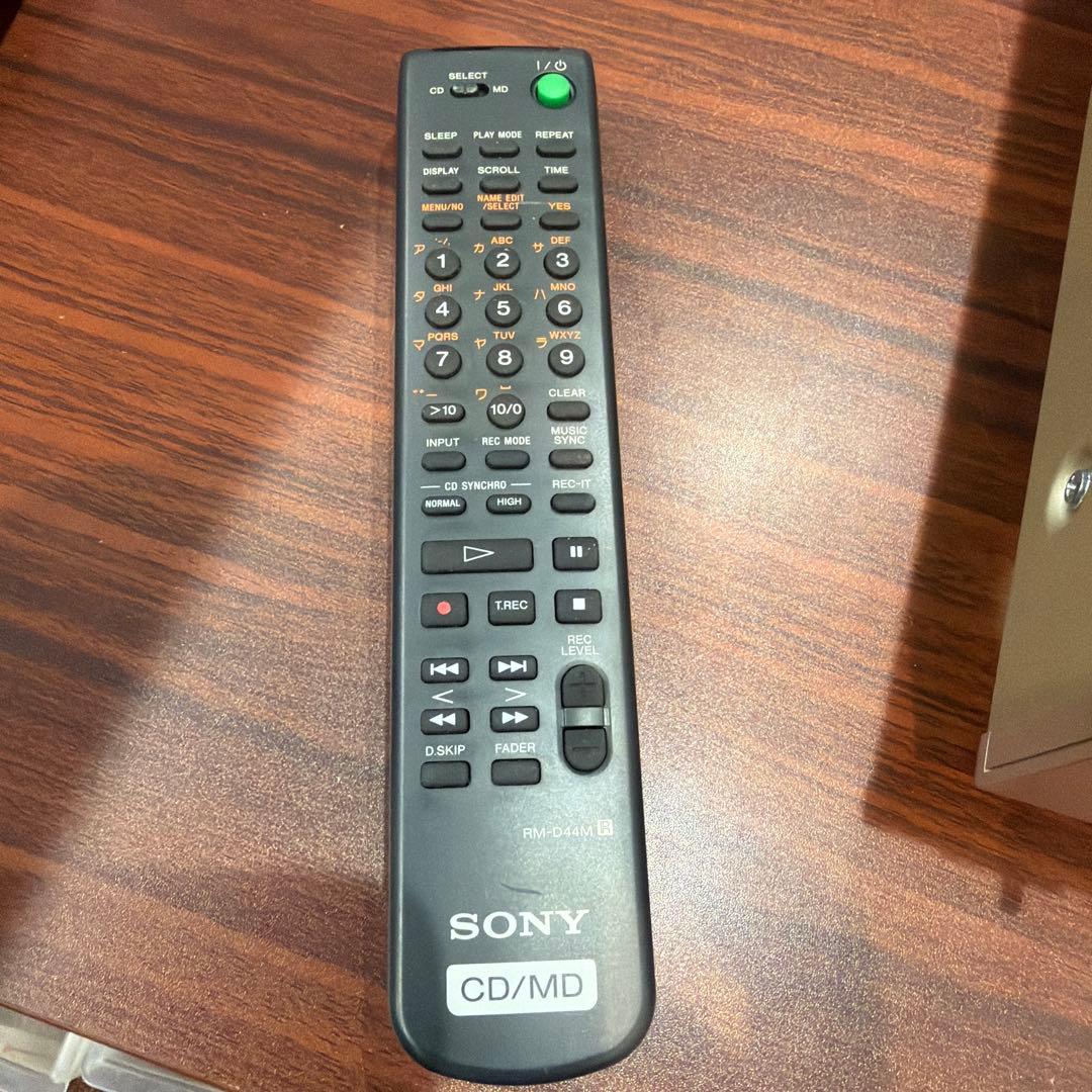 美品✨ソニー SONY MD&CDチェンジャー MXD-D5C