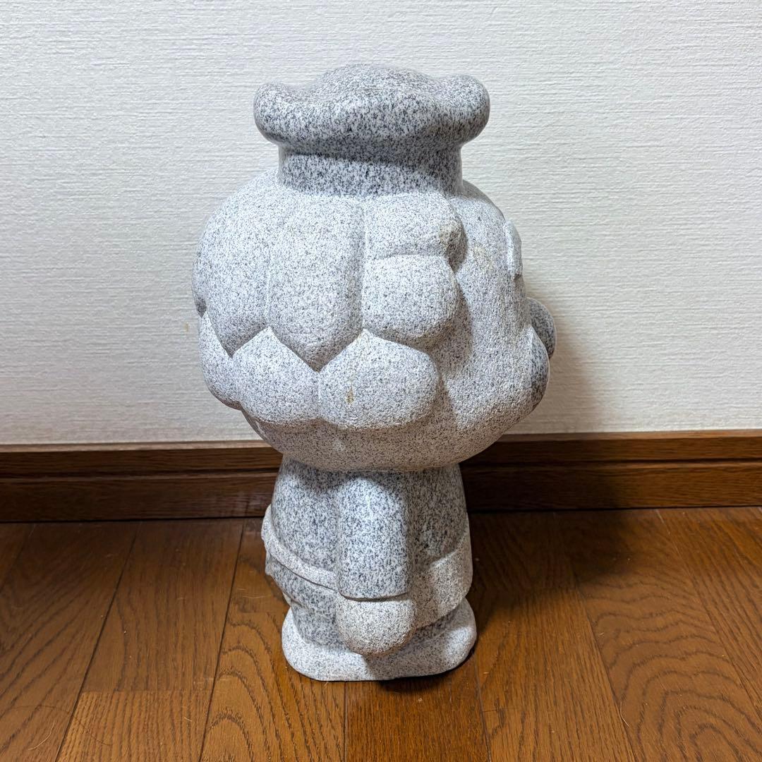 アンパンマン スタチュー ジャムおじさん 石像 御影石 約30㎝ TAKAO