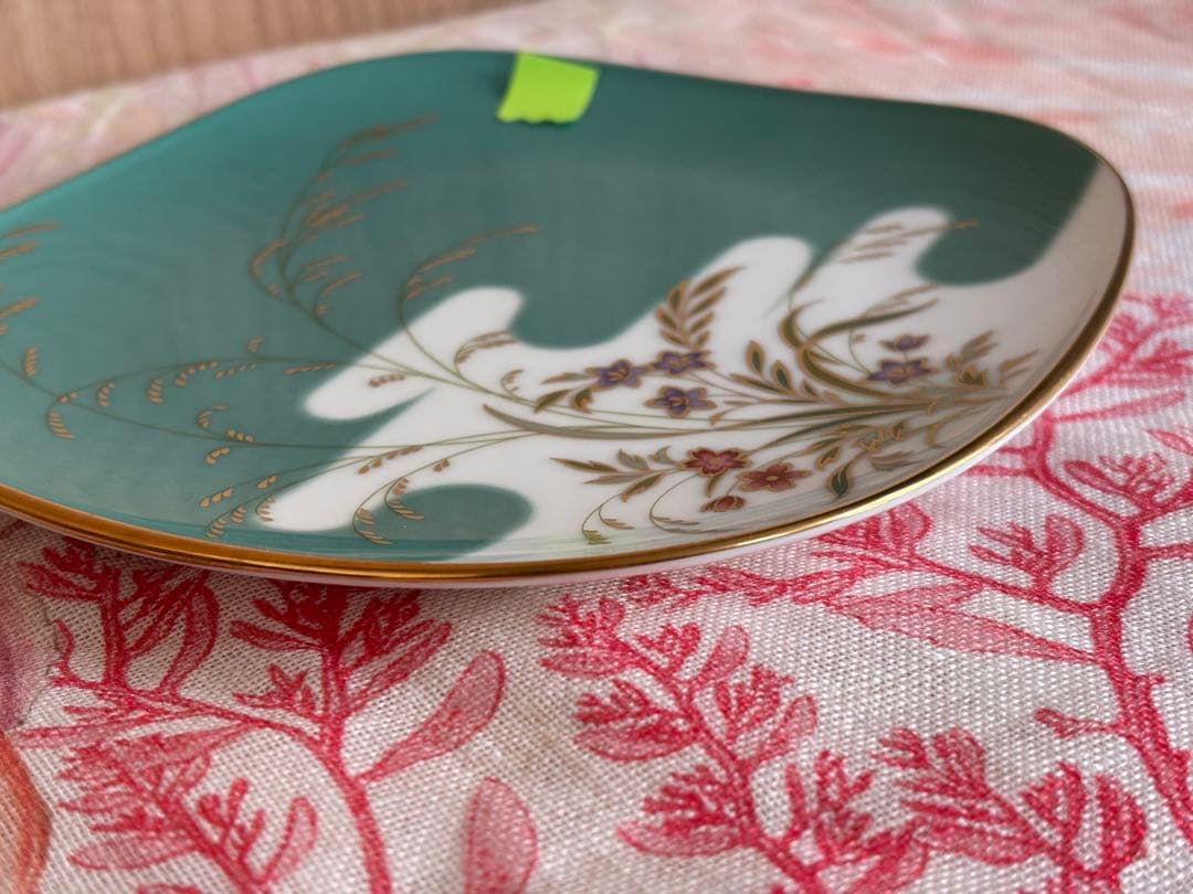 ノリタケ　ハナリンス大型プレートと取り皿5枚