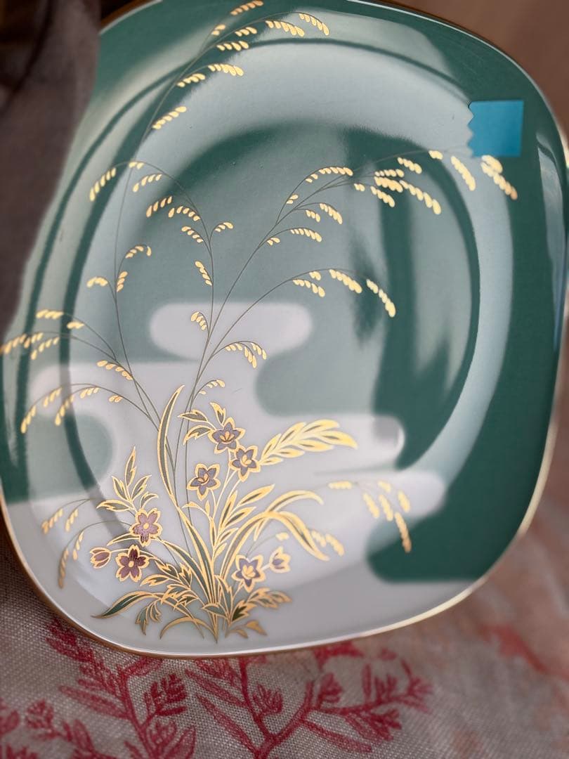 ノリタケ　ハナリンス大型プレートと取り皿5枚