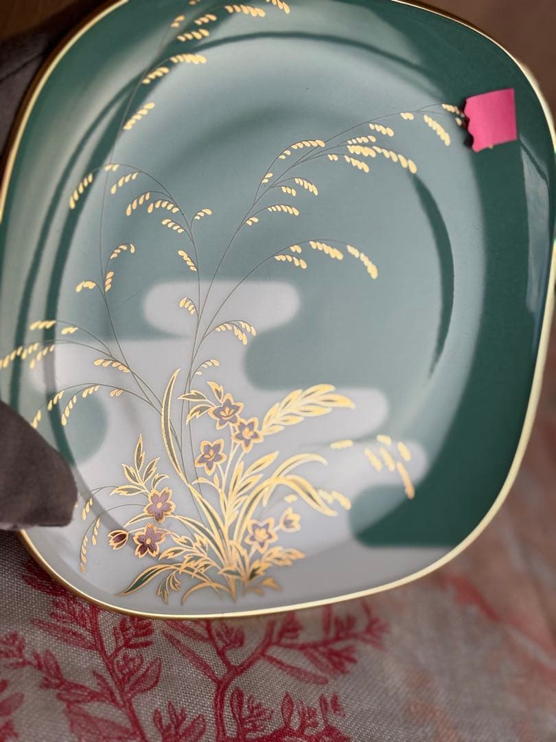 ノリタケ　ハナリンス大型プレートと取り皿5枚