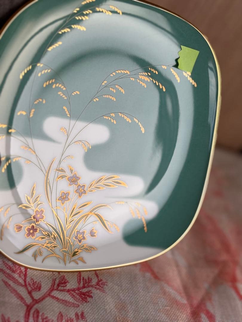 ノリタケ　ハナリンス大型プレートと取り皿5枚