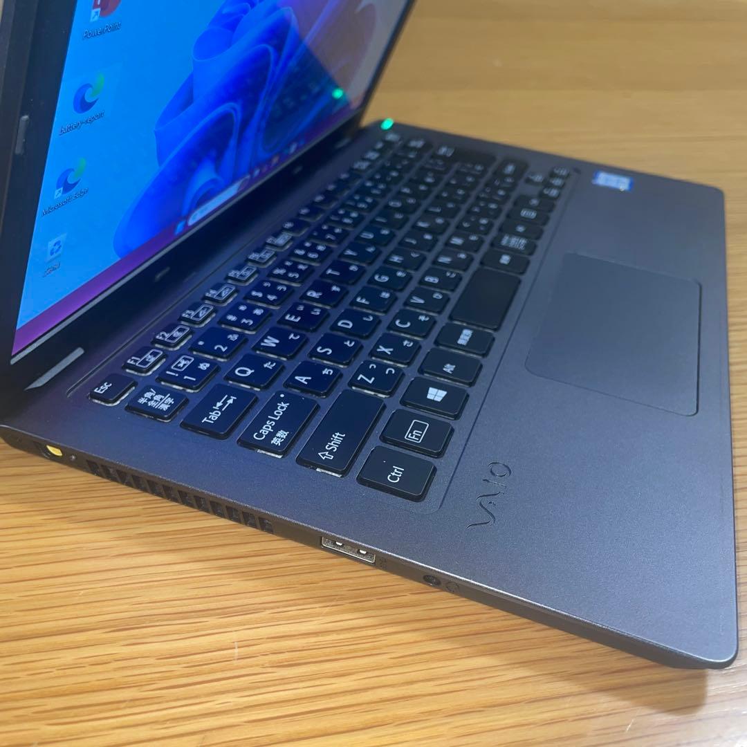 美品VAIO✨i5＆高速SSD⭐薄型軽量✨Windows11✅Office
