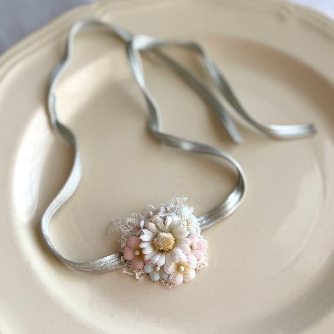 ブライスsize布花ヘッドドレスセット◾️ハンドメイド アウトフィット ぬいぐるみ