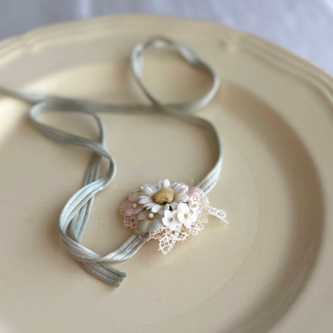 ブライスsize布花ヘッドドレスセット◾️ハンドメイド アウトフィット ぬいぐるみ