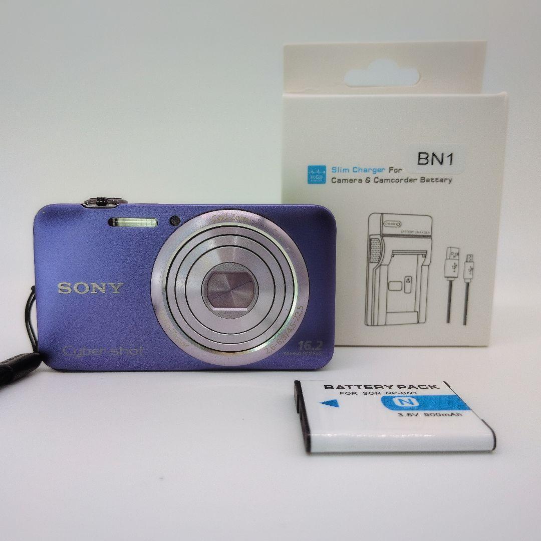 SONY Cyber-shot DSC-WX7 パープル デジカメ 動作確認済み