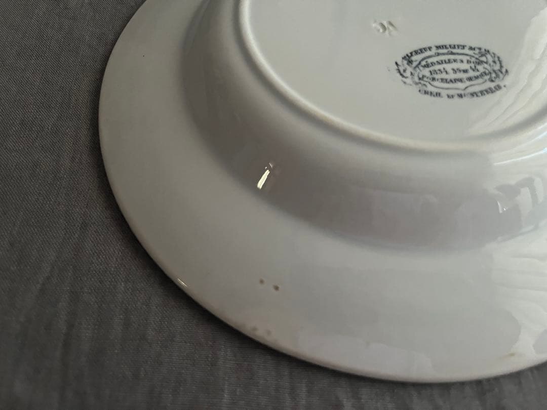 Creil et Montereau モントロー スーププレート アンティーク