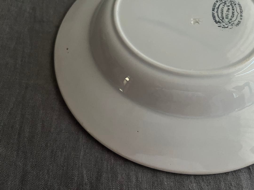 Creil et Montereau モントロー スーププレート アンティーク