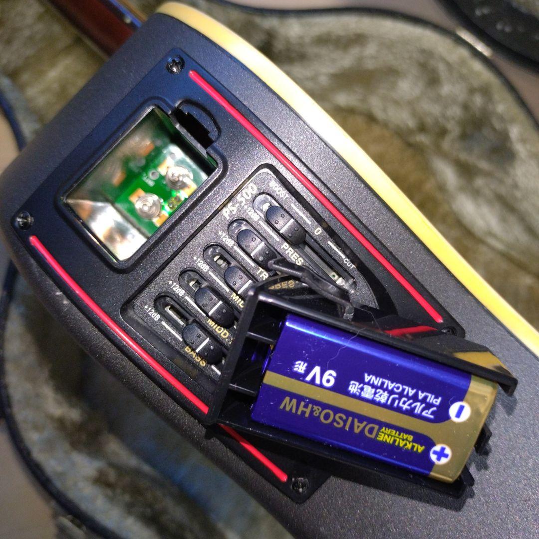 YAMAHA　APX-6Sエレアコ　ストラトヘッド　バードケース付