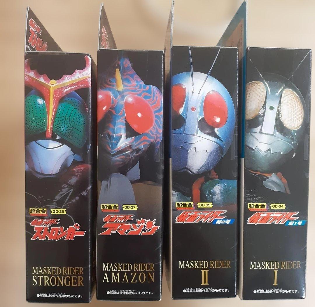 80L0325-03【超合金】装着変身 仮面ライダー 4体セット