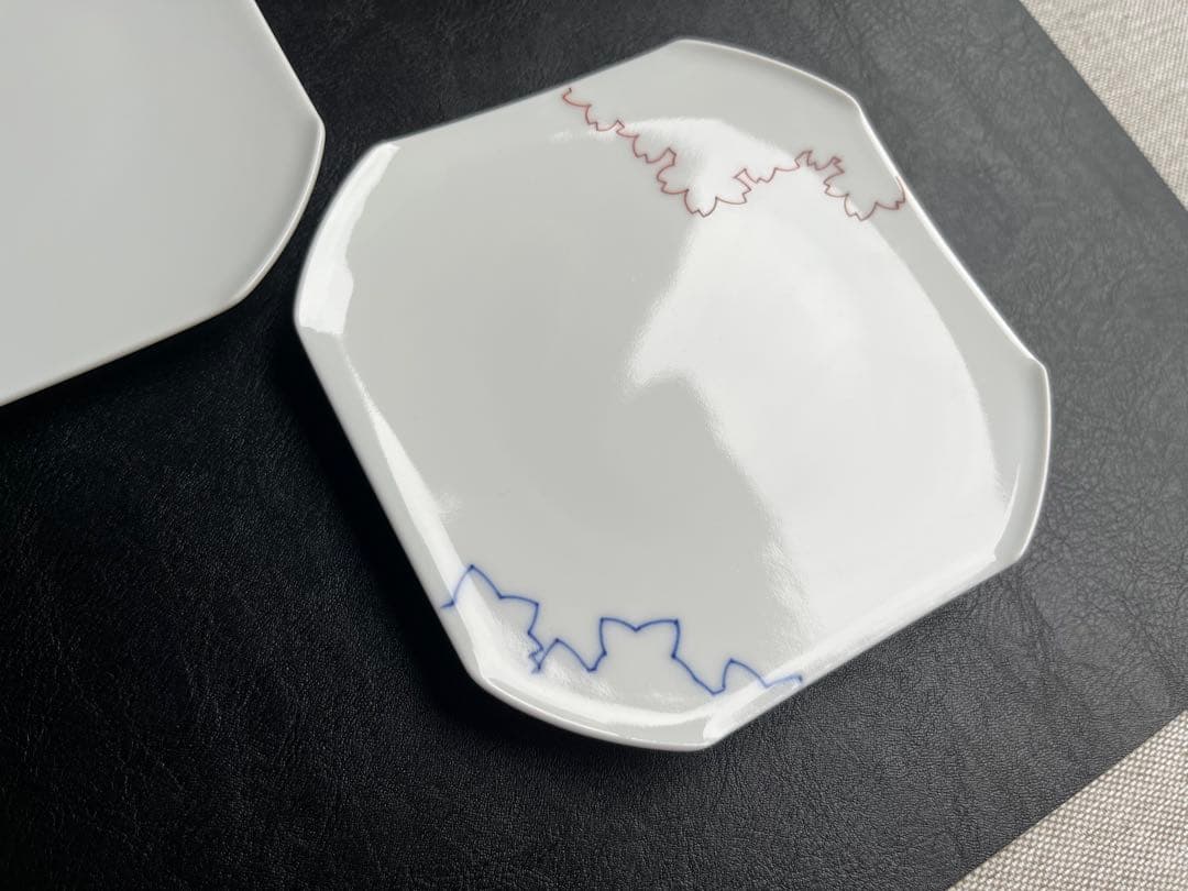 伊万里焼　畑萬陶苑　茶器セット　さくら　急須　湯呑み2点　小皿2枚　もてなし揃