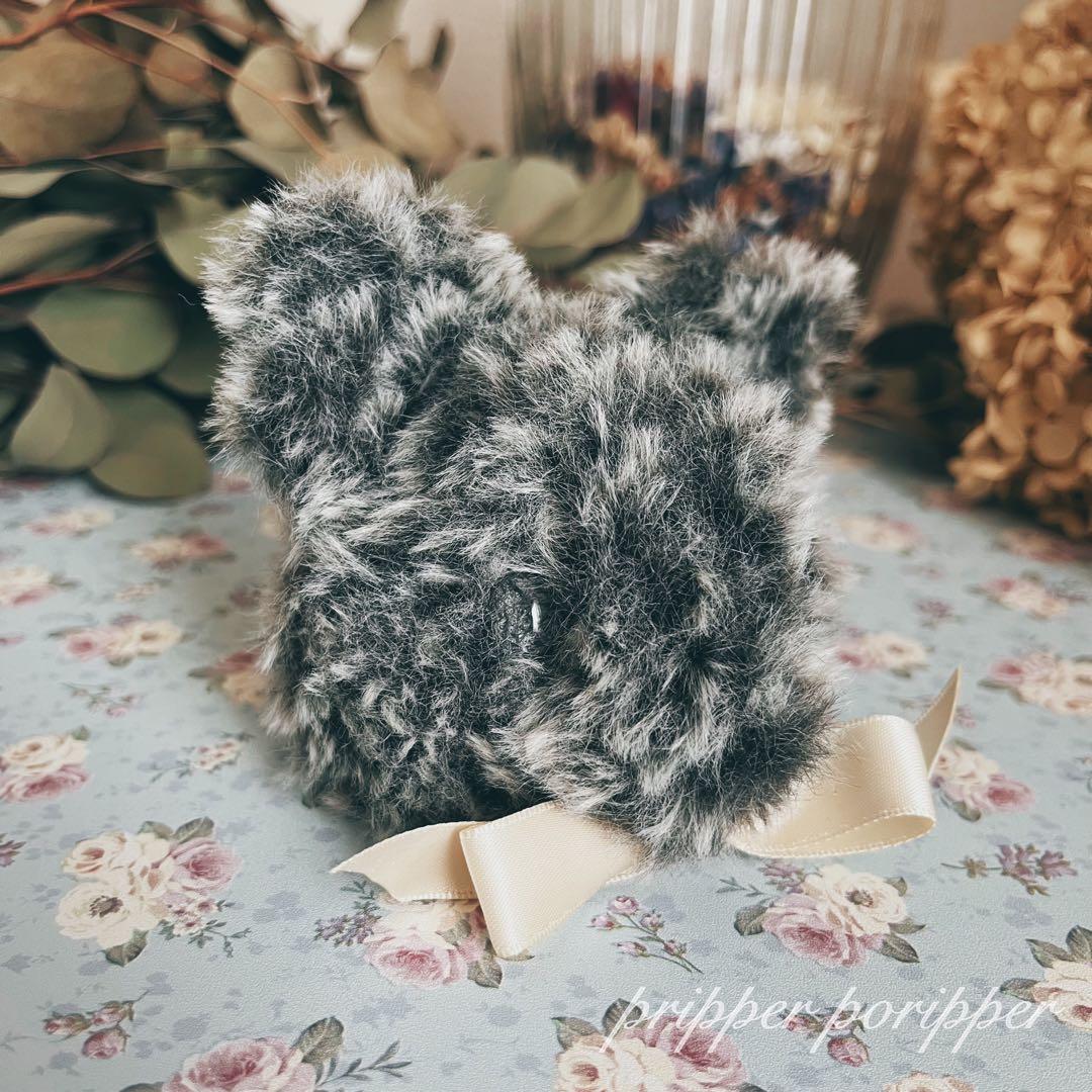 オーダーメイド　猫のあみぐるみキーホルダー