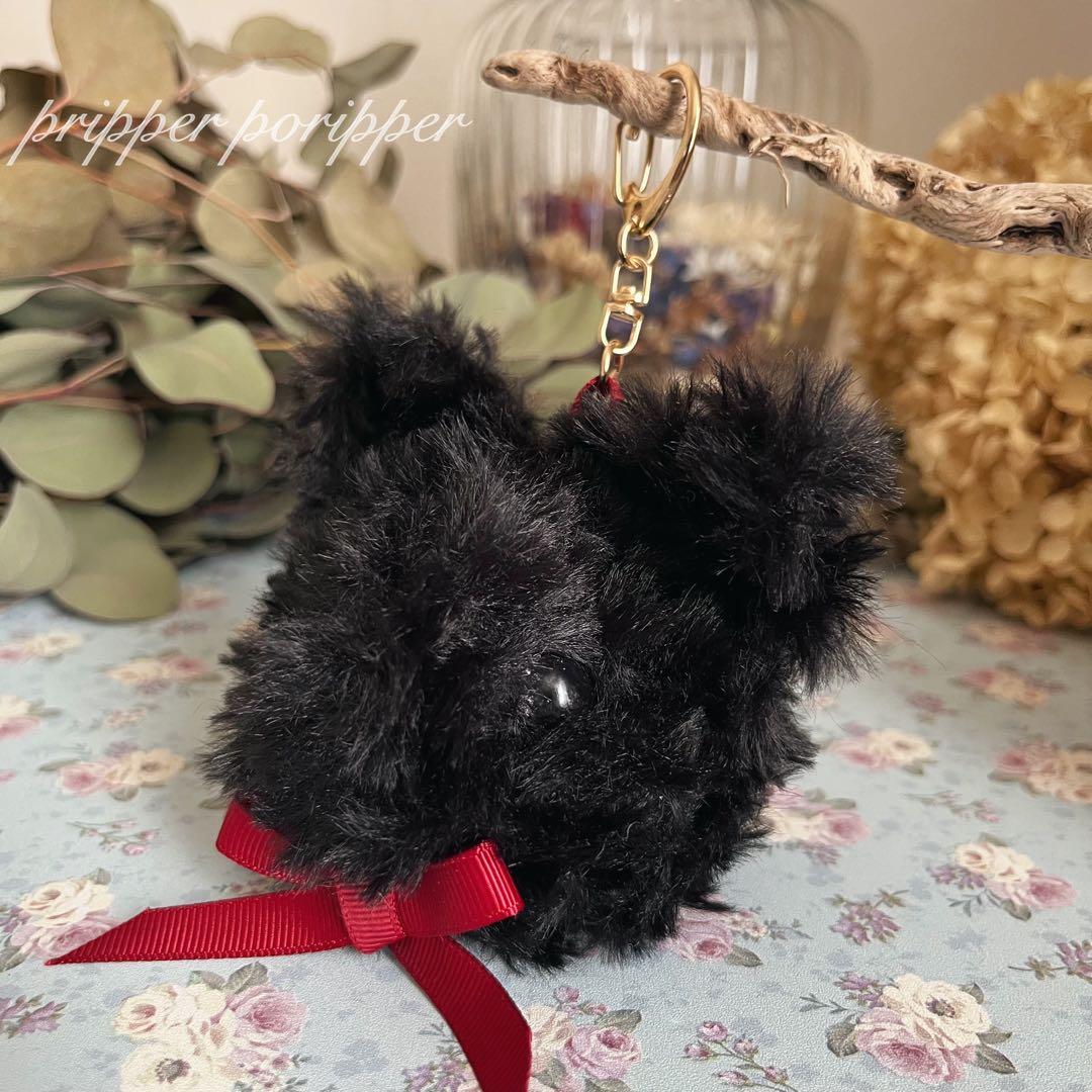 オーダーメイド　猫のあみぐるみキーホルダー