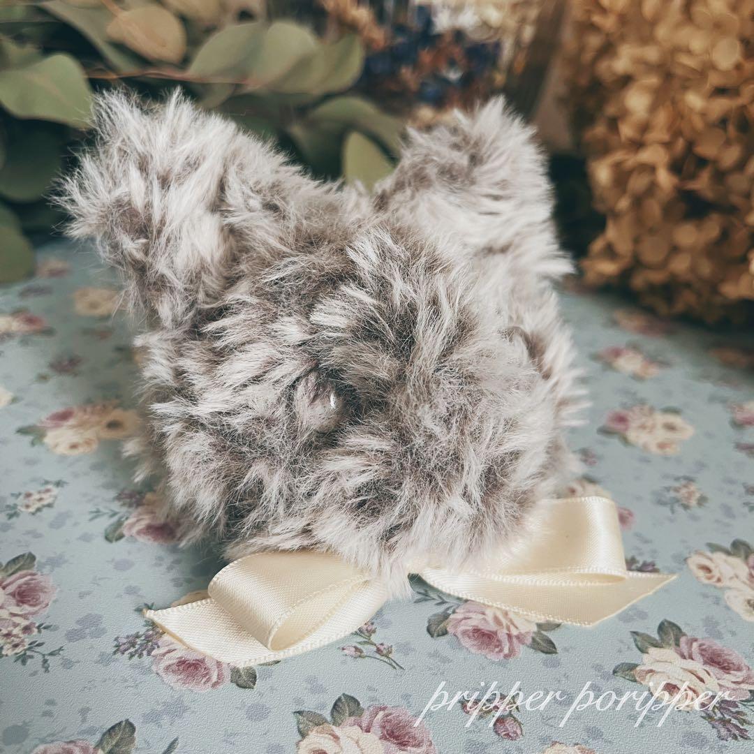 オーダーメイド　猫のあみぐるみキーホルダー