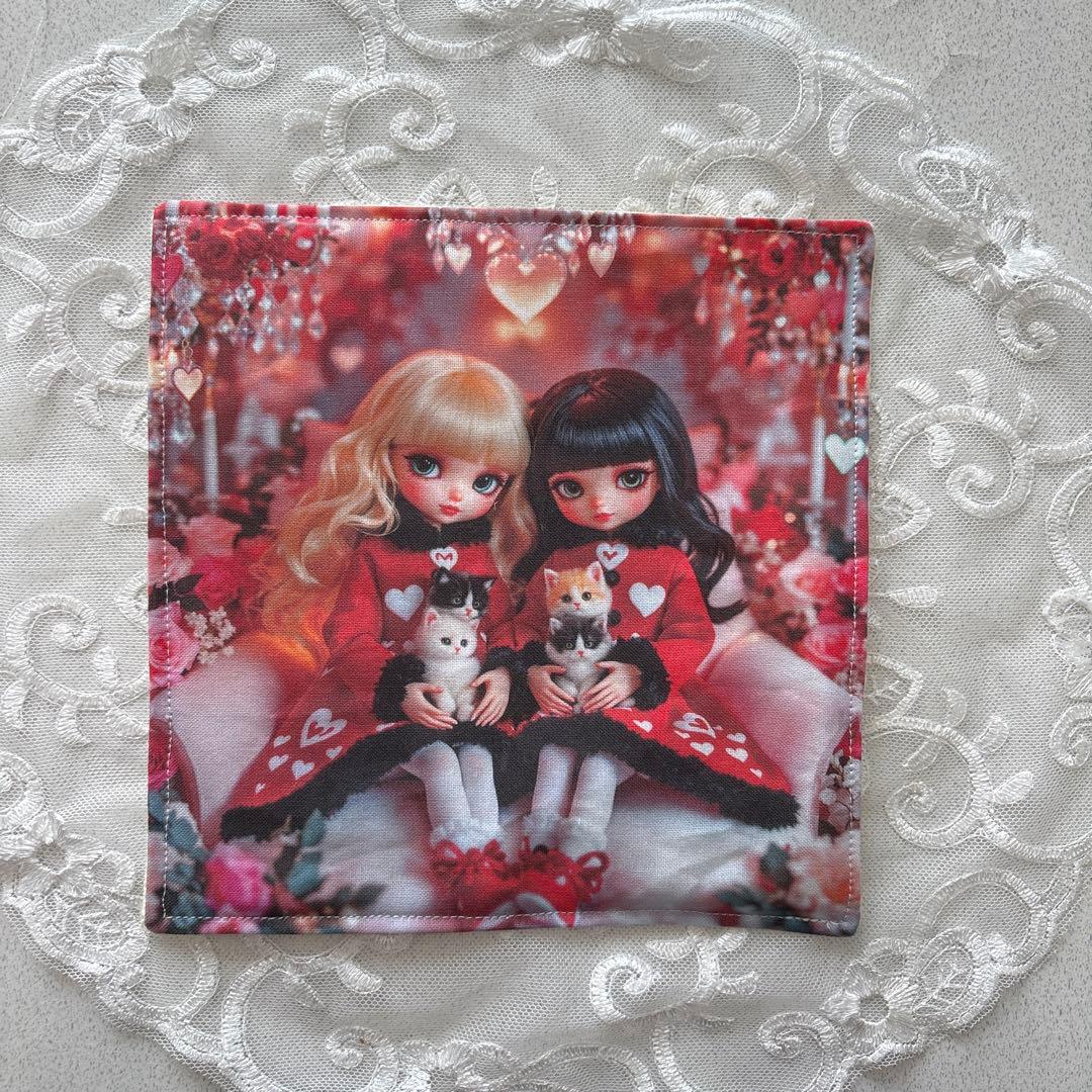 scrunchy♡handmade【ハンカチ598】