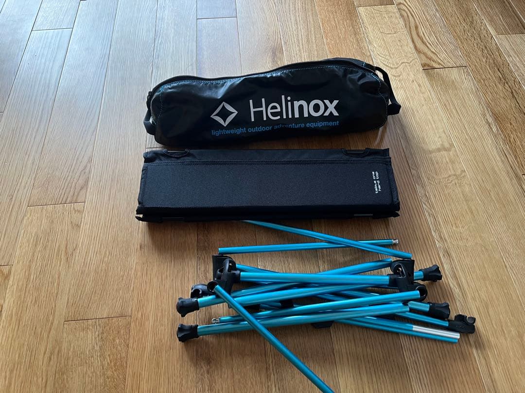 Helinox アウトドアテーブル ブラック/ブルー