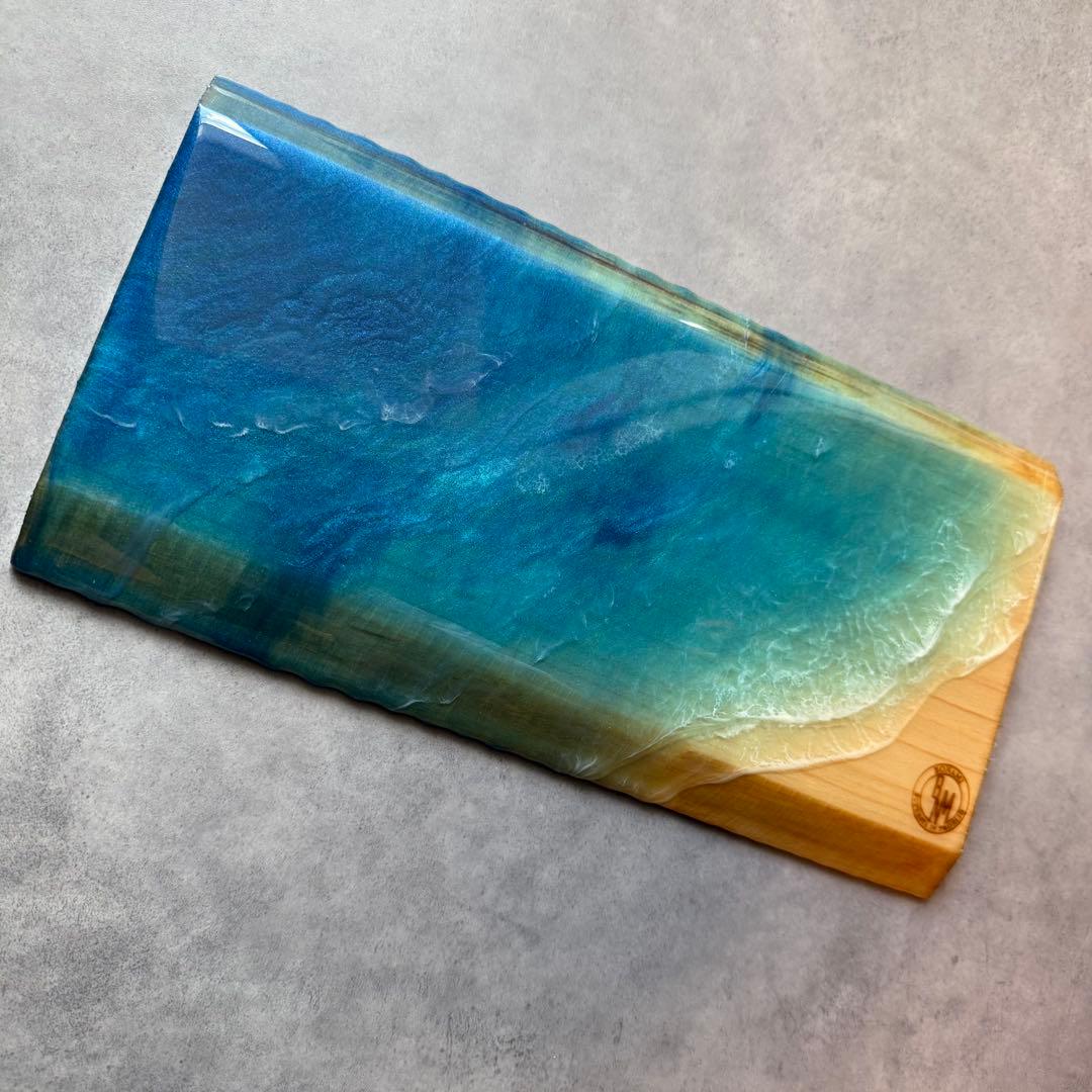 Sea Wood Collection - 波音の調べ【ヒノキ　耳付き】