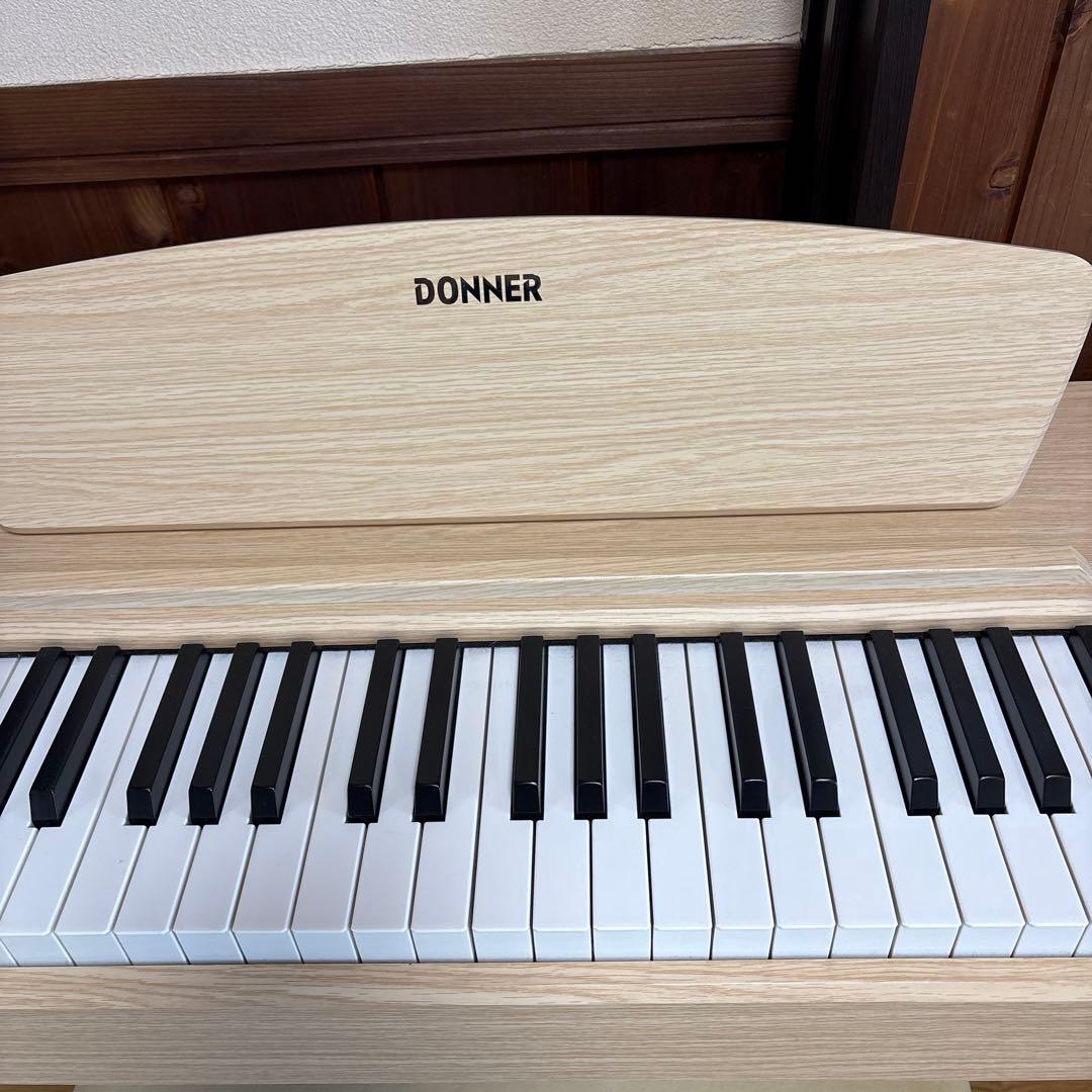 直接引き渡し限定　DONNER DDP-80デジタルピアノ ナチュラルウッド