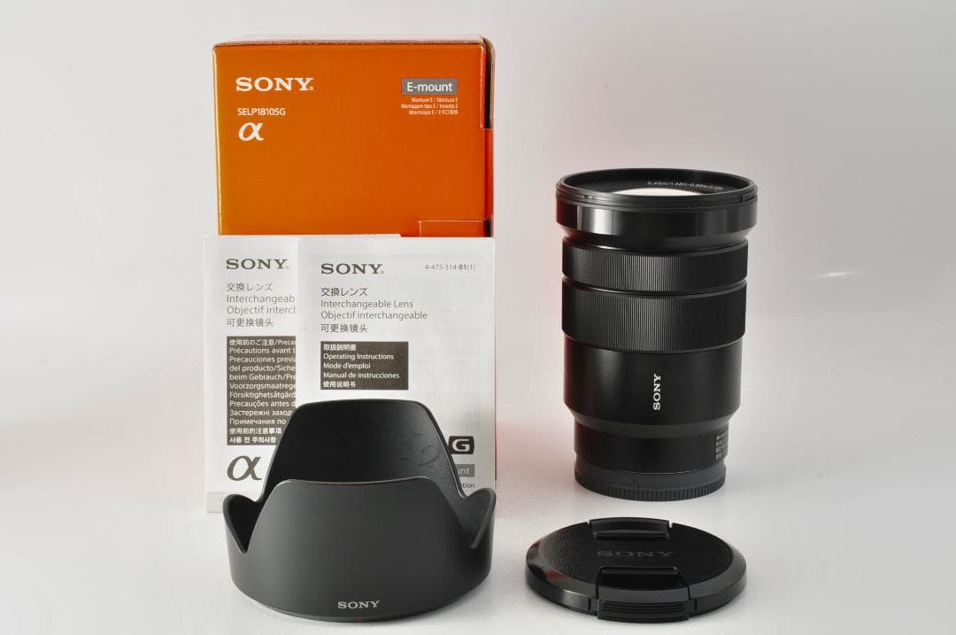 ほぼ未使用 Sony E PZ 18-105mm f4 G OGG 電動ズーム